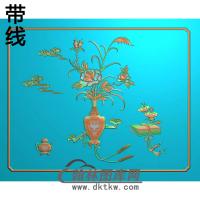 友联（明式仿古精品柜门板)——月季加精雕图(YJP-020)