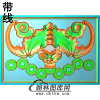 BF-211-蝠钱精雕图(BF-319)