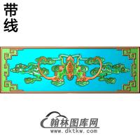 BF-3018-大如意长沙发靠背上花板蝙蝠9块精雕图(BF-425)
