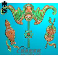 gzbf-310-蝠门板下曲面精雕图(BF-563)