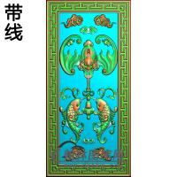 蝙蝠 小背板精雕图(BF-606)