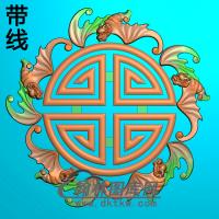 蝙蝠精雕图（BF-132)