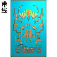 蝙蝠精雕图（BF-242)