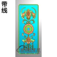 大号象头扶手下柱--（前）精雕图(BF-644)