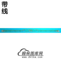 全家福床 椅 靠背下档条790-90 - 副本精雕图(BF-661)