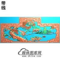 CTBB-452-松鹤1精雕图（SH-288）