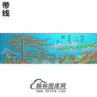 SH-251-迎客松精雕图（SH-298）