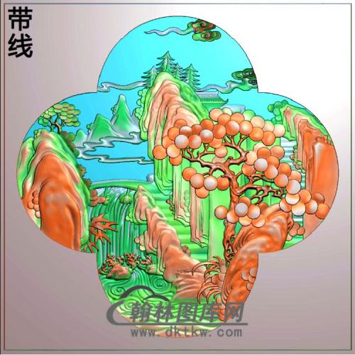 SSJZ-2026山水建筑精雕图（SH-337）