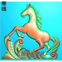 DW-090-动物系列马精雕图(JM-017)