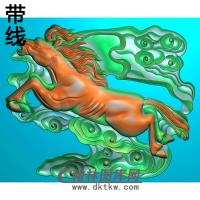 底部马精雕图550x450(JM-045)