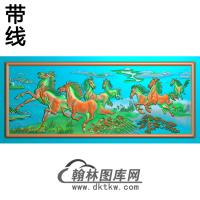 骏马图001_AUTOSAVE精雕图(JM-049)