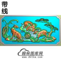 SESX-321-三羊开泰精雕图(Y-006)