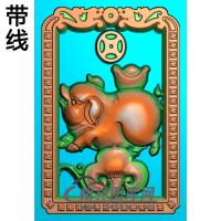 十二生肖猪精雕图(Z-011)