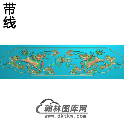 QL-0004-麒麟精雕图（QL-019）