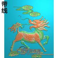 QL-305-麒麟精雕图（QL-027）