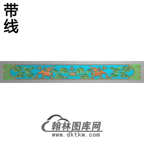 QL-7004麒麟线精雕图（QL-045）