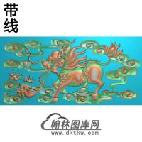 QL-7007麒麟刀工线精雕图（QL-047）