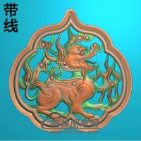 QL-7010麒麟明线精雕图（QL-049）