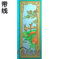 小如意鹿（11年十月三号）精雕图(L-028)