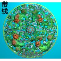动物系列狮子精雕图(SZ-006)