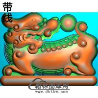 一强09沙发边上狮子118+90精雕图(SZ-049)