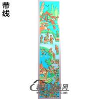 SSJZ-3092-屏风山水人物2精雕图(SSRW-055)