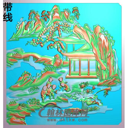 SSRW-0018-山水建筑1 (1)精雕图(SSRW-056)