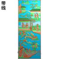 SSJZ-311山水建筑人物精雕图（SSFJ-129）