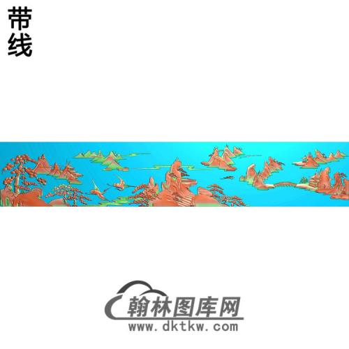 SSJZ-2028山水建筑精雕图（SSFJ-141）