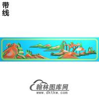 SSJZ-2228山水一精雕图（SSFJ-152）