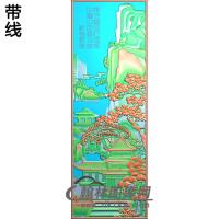 SSJZ-3019-山水2精雕图（SSFJ-163）