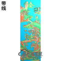 SSRW--6030山水人物长线精雕图（SSFJ-184）