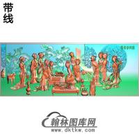 SN-025-侍女精雕图（SN-093）