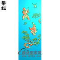 BF-3006-蝙蝠童子精雕图（TZ-005）