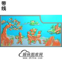 FS-005-扶手精雕图（TZ-015）