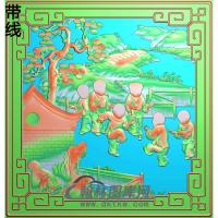 GD-7002童子精雕图（TZ-019）