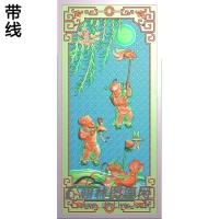 新大号宝马沙发靠背板19.2x40.7灯笼(精品版)精雕图（TZ-139）