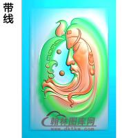 GG-8004-关公有线精雕图(GG-005)