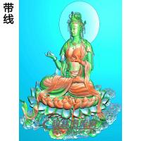 GYF-8106-白描观音有线精雕图(GYF-015)