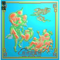 BX-205-铁拐李精雕图(BX-052)