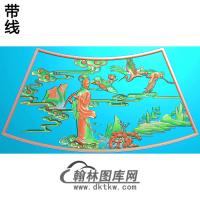 BX-1387-八仙4精雕图(BX-057)