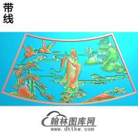 BX-7005八仙8线精雕图(BX-065)