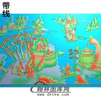 CTBB-007-八仙床中精雕图(BX-116)