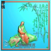 137郑板桥精雕图(GD-008)