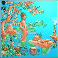 GD-2004卓文君有线精雕图(GD-094)