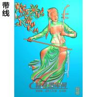 GD-2017二胡美女精雕图(GD-105)