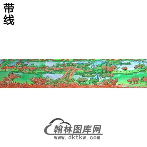 清明上河图1精雕图(GD-113)