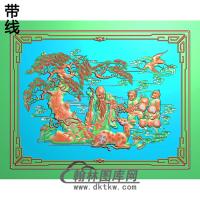 GD-7024如意板精雕图(GD-121)