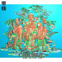 天官赐福有线精雕图(GD-137)