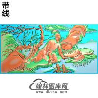 GDRW-4240卧冰求鲤精雕图(GD-174)